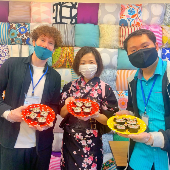 大阪 和食・デコ巻き寿司作り体験 Dream Design Lab(ドリームデザインラボ）外国人観光客おもてなしサポート Making Japanese Washoku and Sushi Activity in Osaka